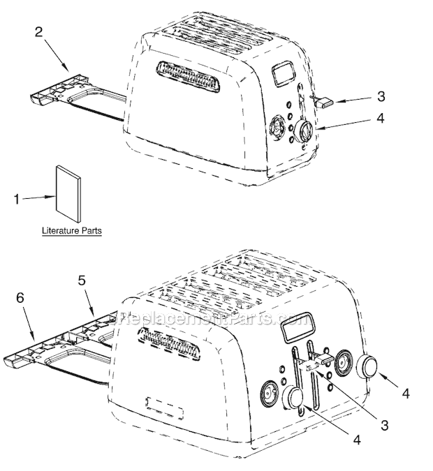Page A Diagram and Parts List for KMT2115 Series 0 KitchenAid Miscellaneous