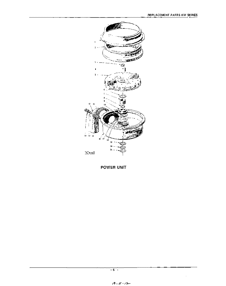 POWER Diagram and Parts List for 5KBDS200S  KitchenAid Food Waste Disposer