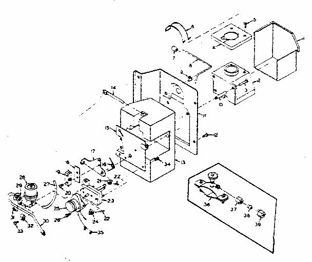 Ice Maker Diagram and Parts List for 106N14EL  Kenmore Refrigerator