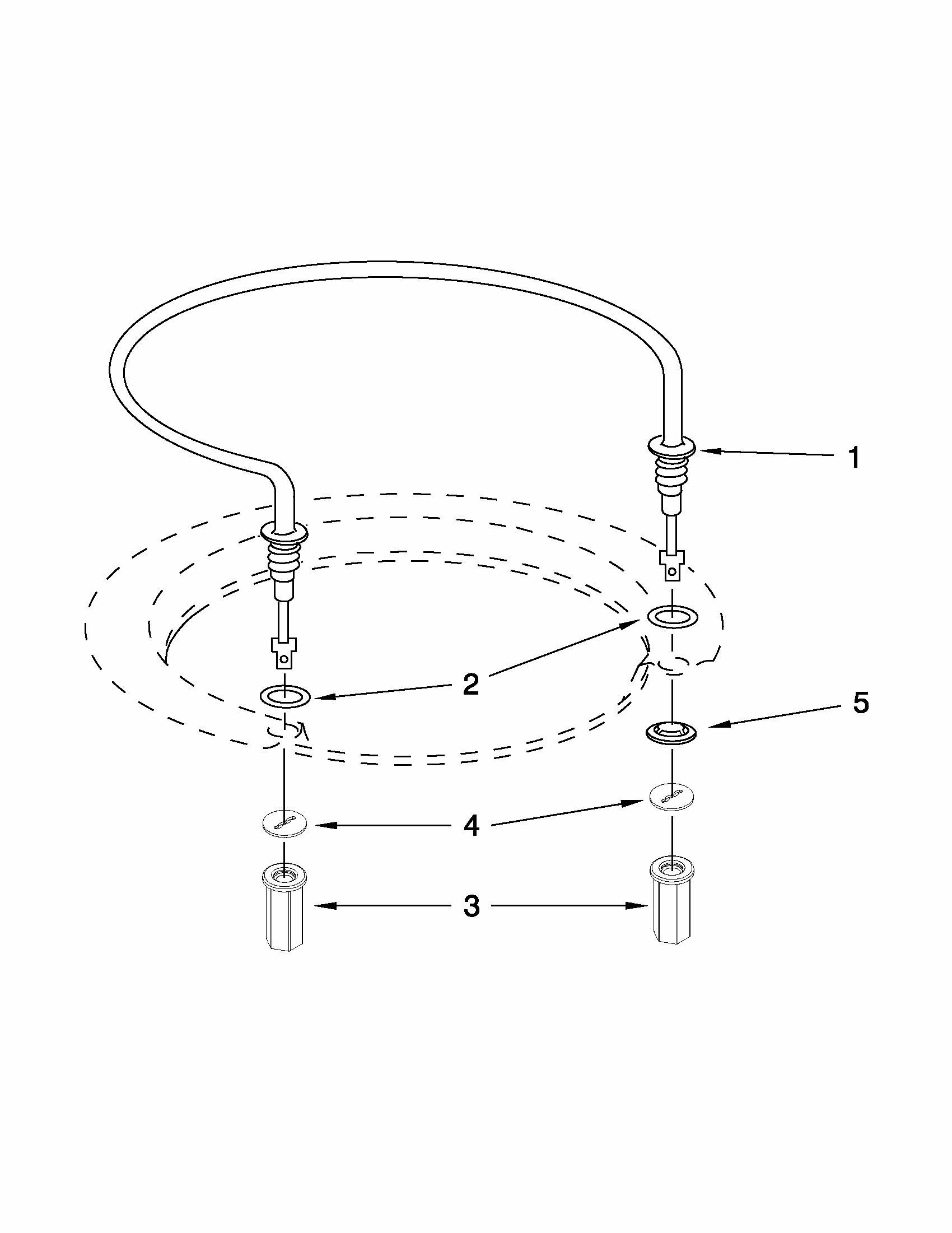 Heater Parts Diagram and Parts List for 66513292K116  Kenmore Dishwasher