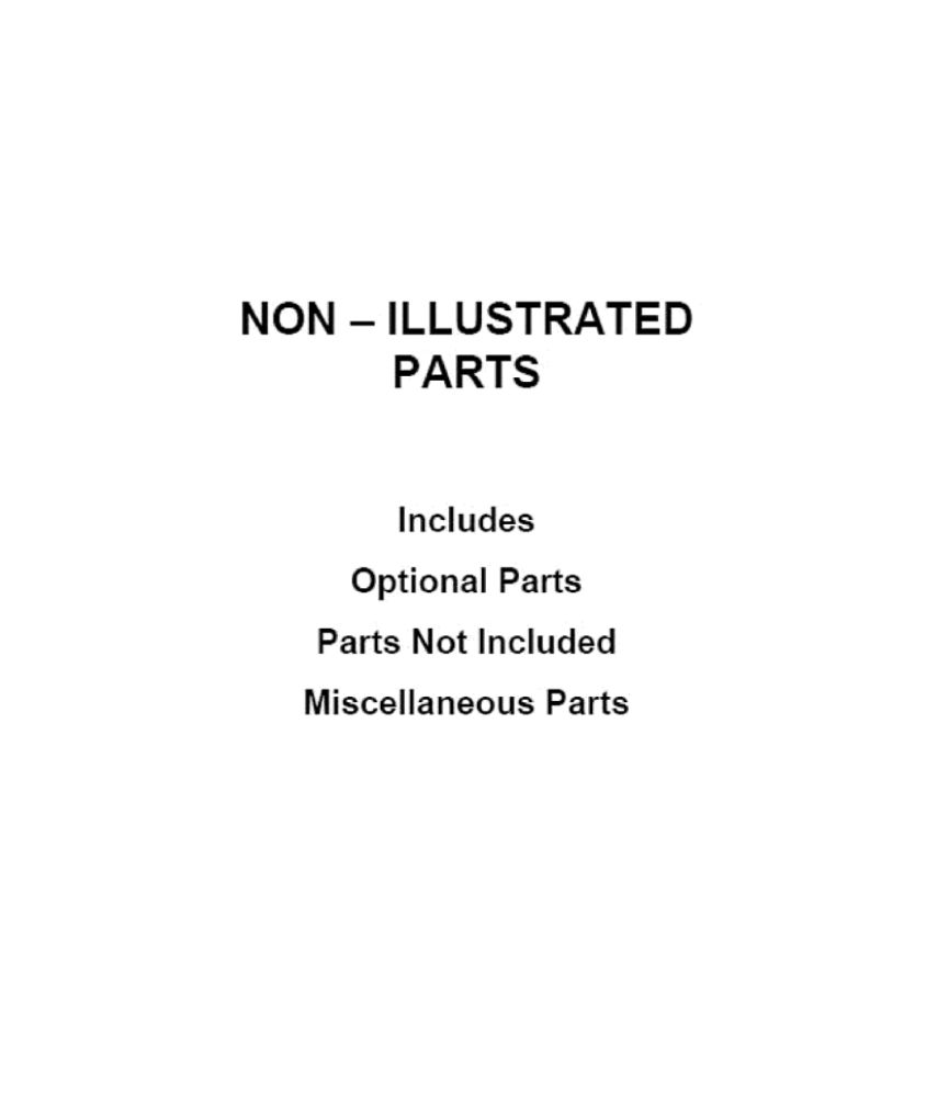 Optional Parts Diagram and Parts List for WGTLV27HW2  Whirlpool Washer Dryer Combo