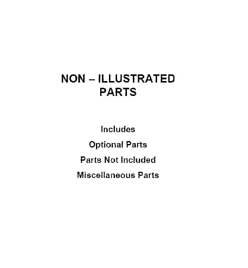 Optional parts (not included) Diagram and Parts List for WED7120HC1  Whirlpool Dryer