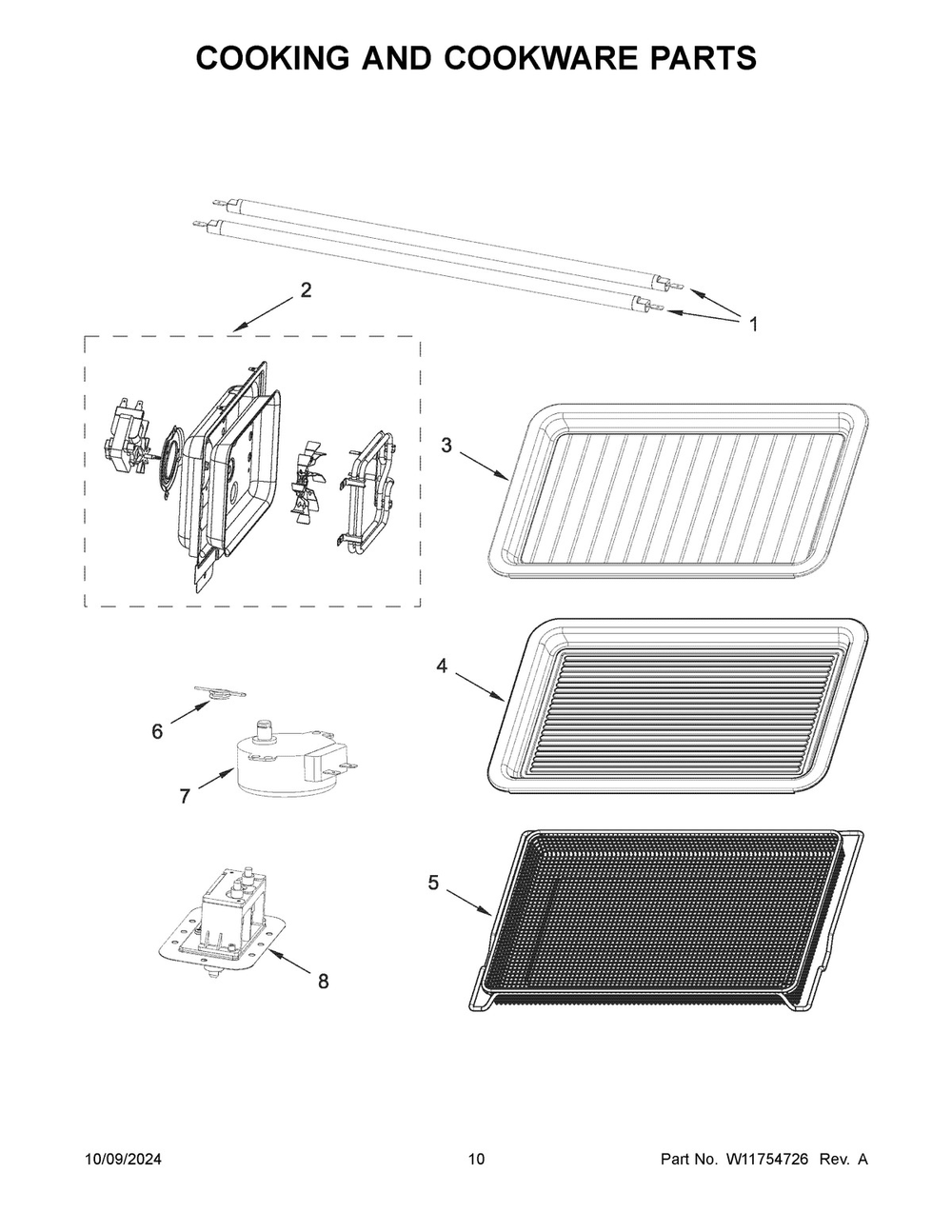 06 - Cooking And Cookware Parts Diagram and Parts List for YKMMF730PPS00  Whirlpool Microwave