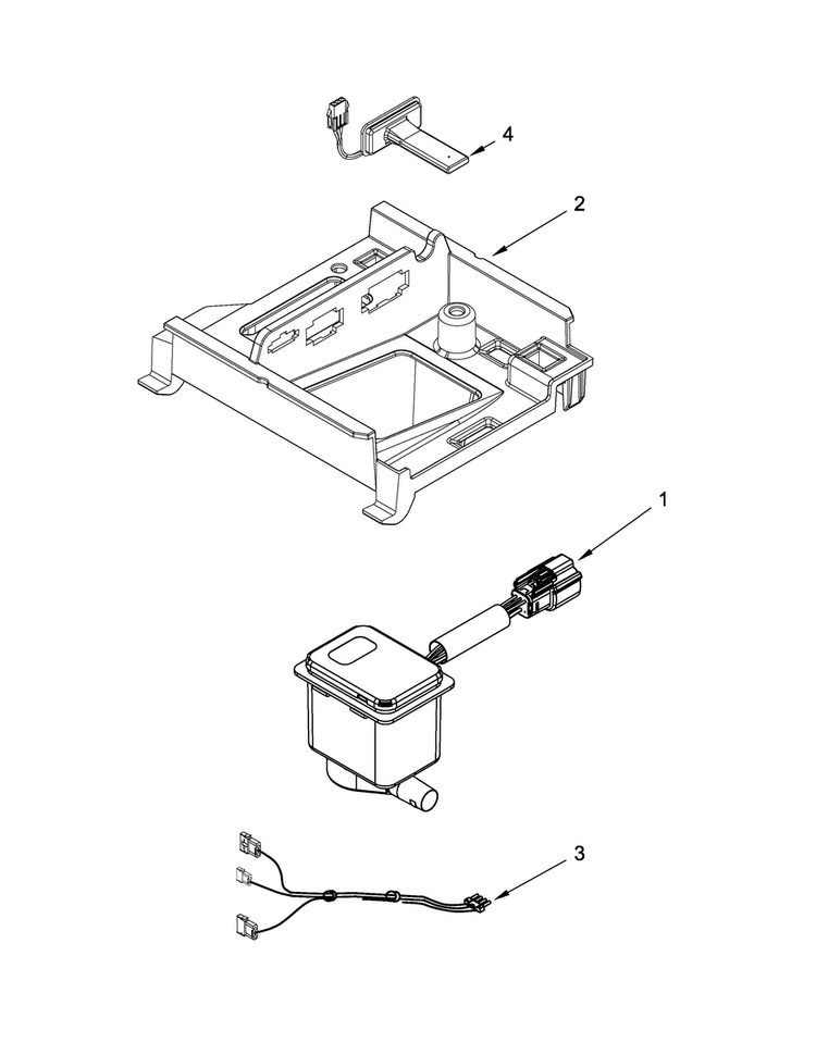 Pump Parts Diagram and Parts List for KUIX505ESS0  KitchenAid Ice Maker