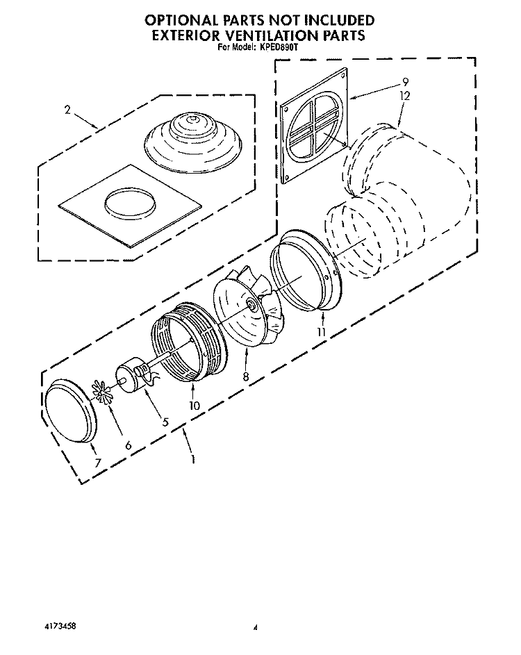SECTION Diagram and Parts List for KIVD860TOB  KitchenAid Range Hood
