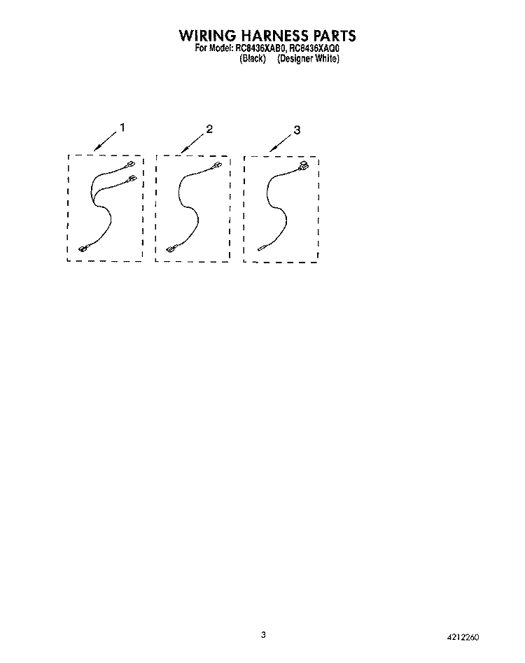 SECTION Diagram and Parts List for RC8436XAQ0  Whirlpool Cooktop