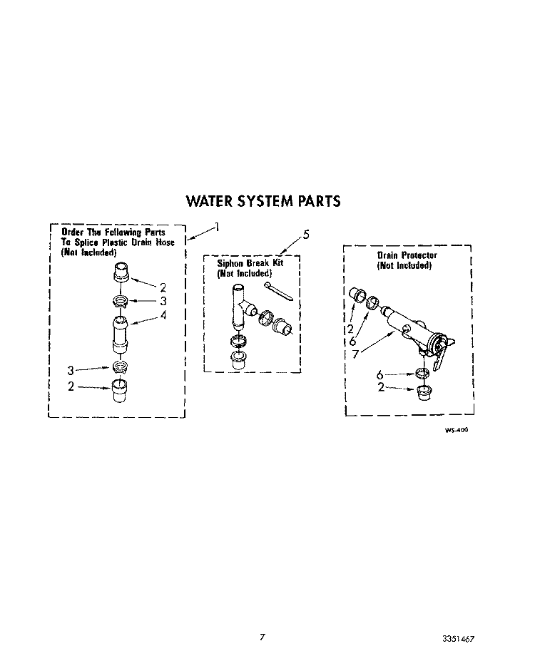 WATER SYSTEM Diagram and Parts List for LA5600XTG0  Whirlpool Washer
