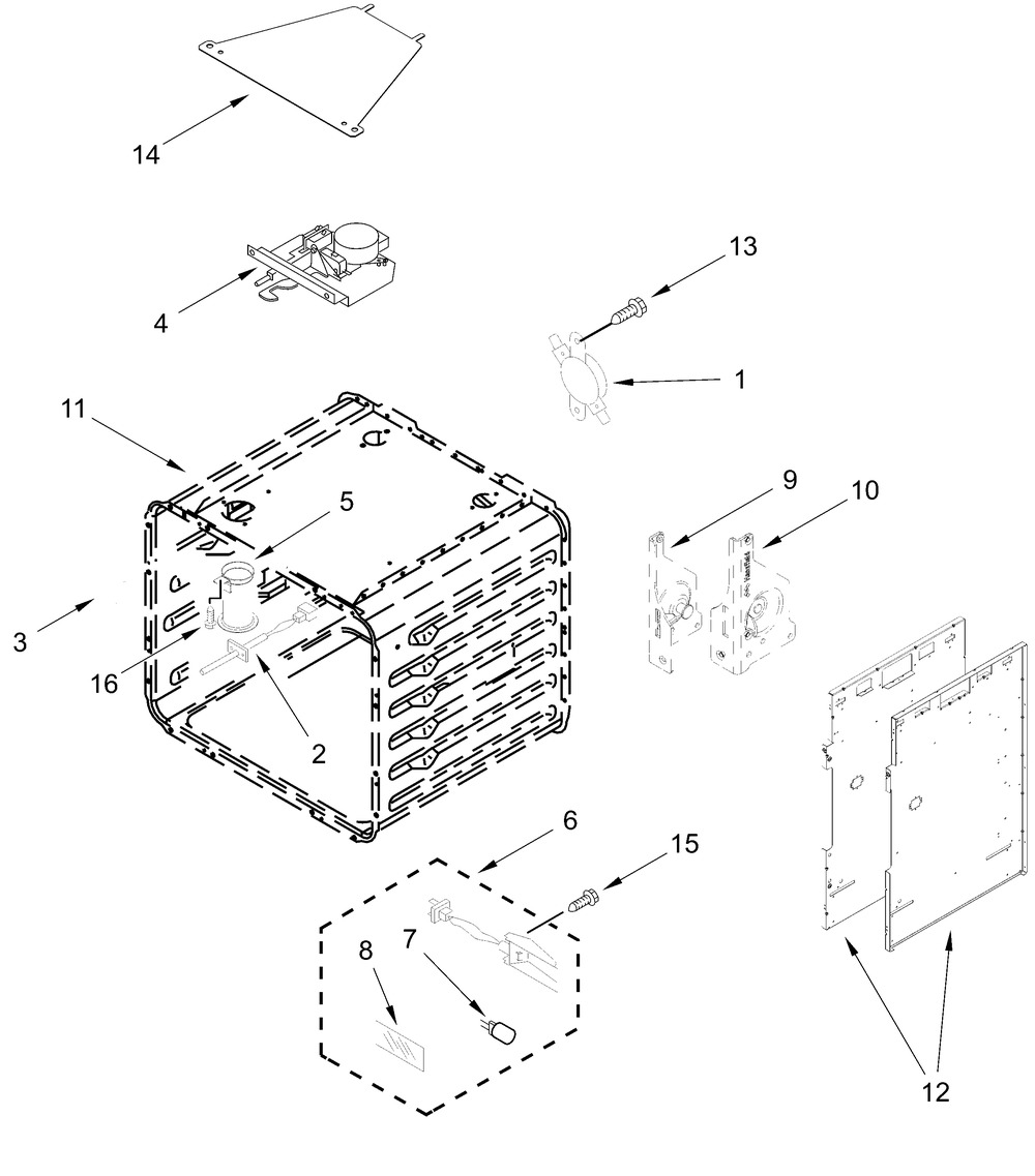 Oven Parts (30 In) Diagram and Parts List for JPIGC748RM00  Whirlpool Range