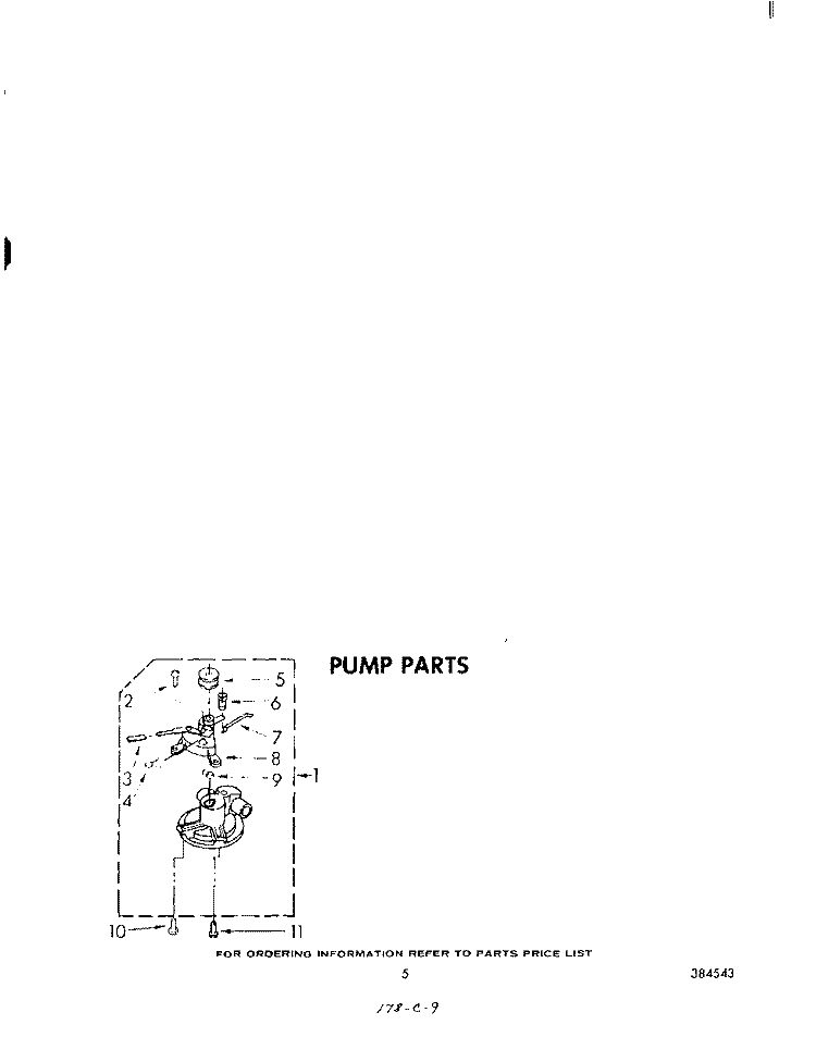 PUMP Diagram and Parts List for LA7800XKW2  Whirlpool Washer