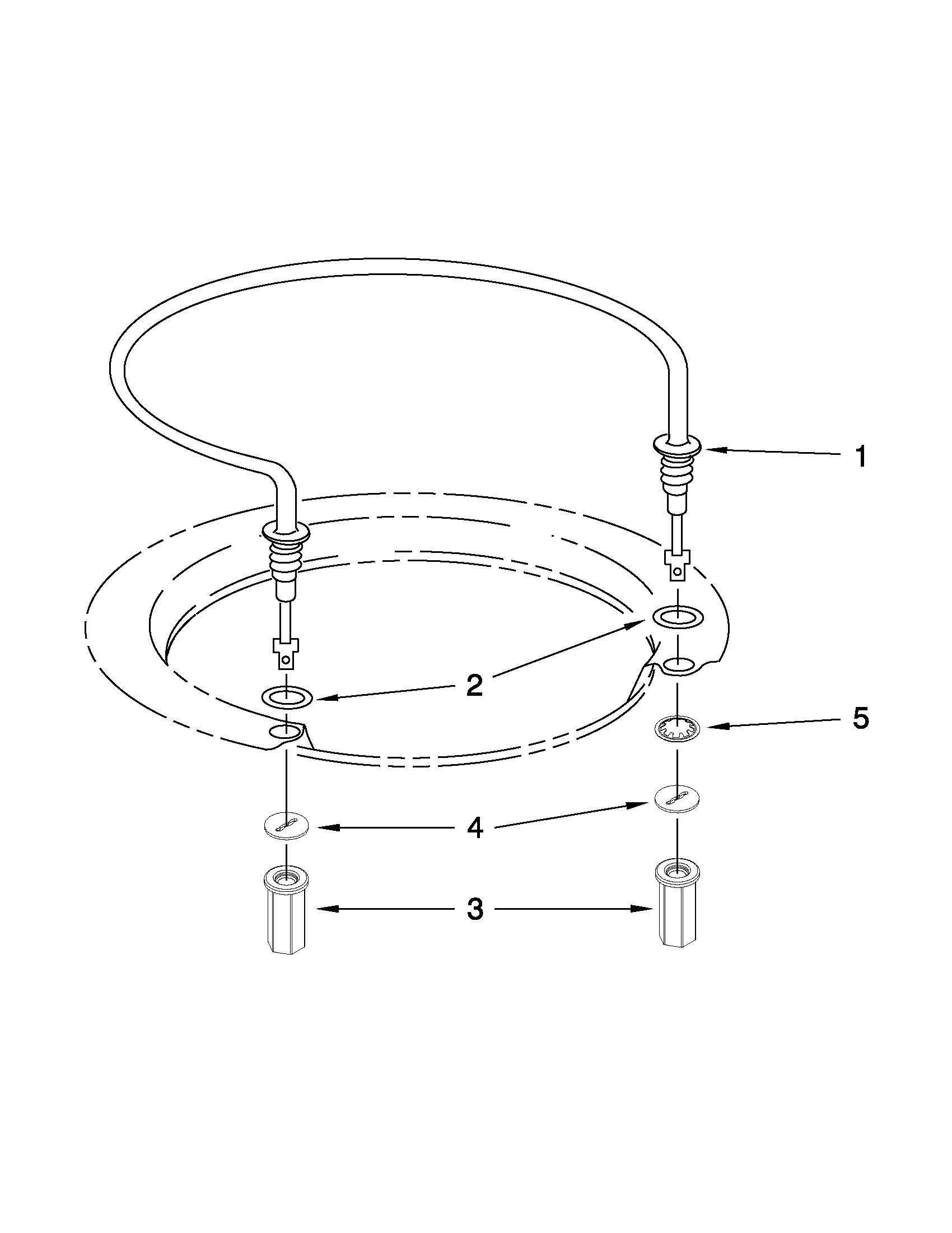 Heater Parts Diagram and Parts List for 66513259K114  Kenmore Dishwasher