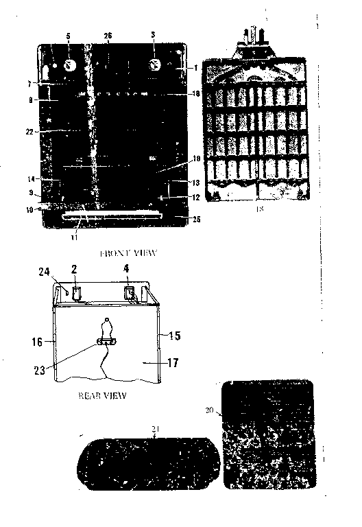 Body Section Diagram and Parts List for 15535170  Kenmore Range
