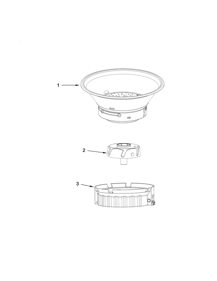 Unit Parts Diagram and Parts List for 5KVJ0333ANA0  KitchenAid Juicer
