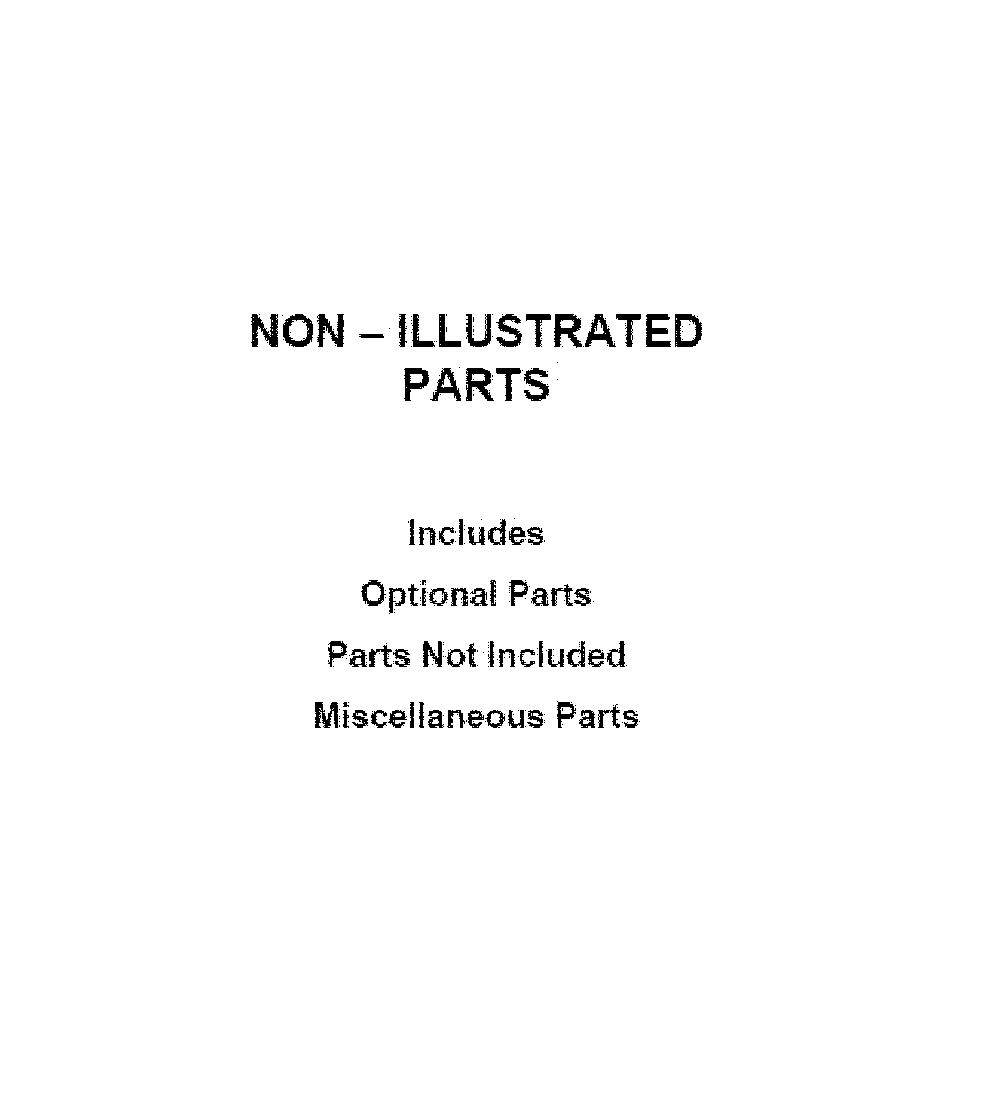 Optional parts (not included) Diagram and Parts List for WDF330PAHW4  Whirlpool Dishwasher