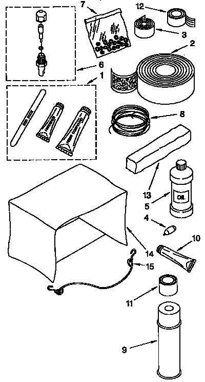 Optional Parts Diagram and Parts List for 4848790811  Kenmore Air Conditioner