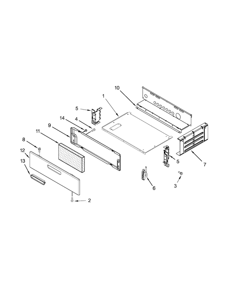 Oven And Broiler Parts Diagram and Parts List for WFG505M0BW0  Whirlpool Range