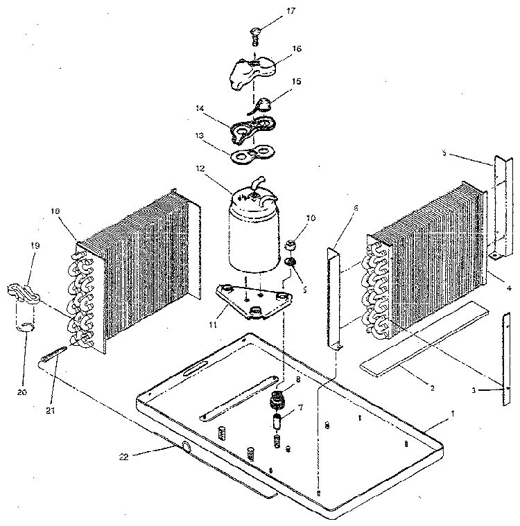 Refrigerant Assembly Diagram and Parts List for 4848790600  Kenmore Air Conditioner