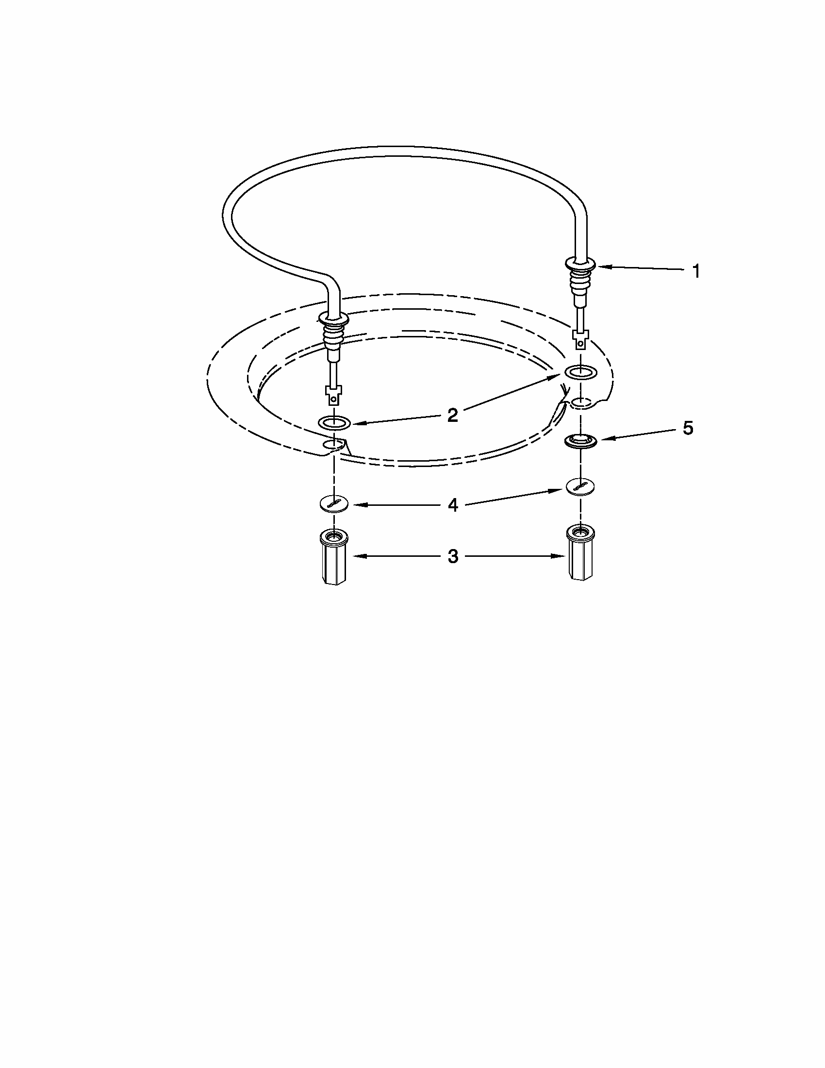 Heater Parts Diagram and Parts List for 66513252K110  Kenmore Dishwasher