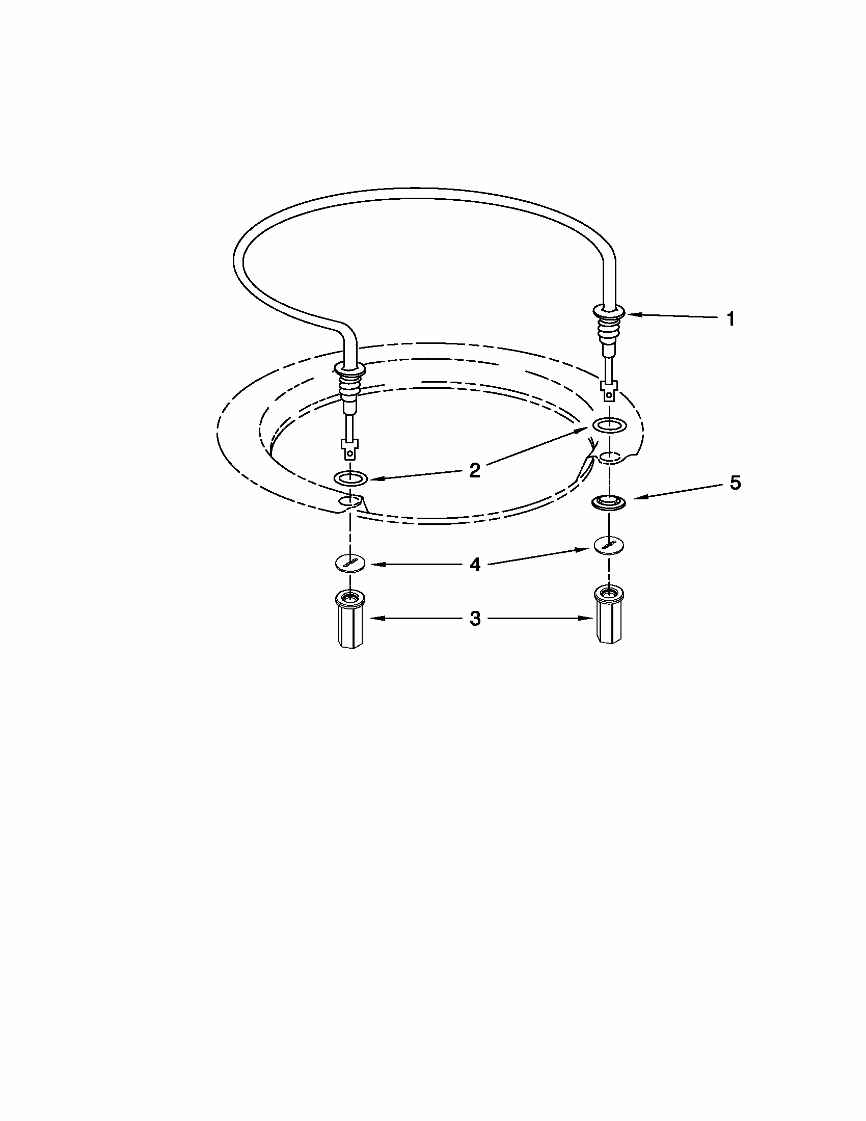 Heater Parts Diagram and Parts List for 66513299K111  Kenmore Dishwasher