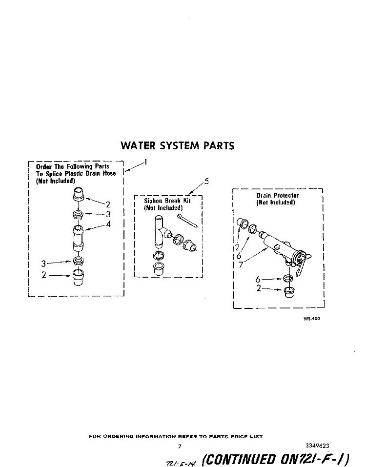 WATER SYSTEM Diagram and Parts List for LA6800XSN1  Whirlpool Washer