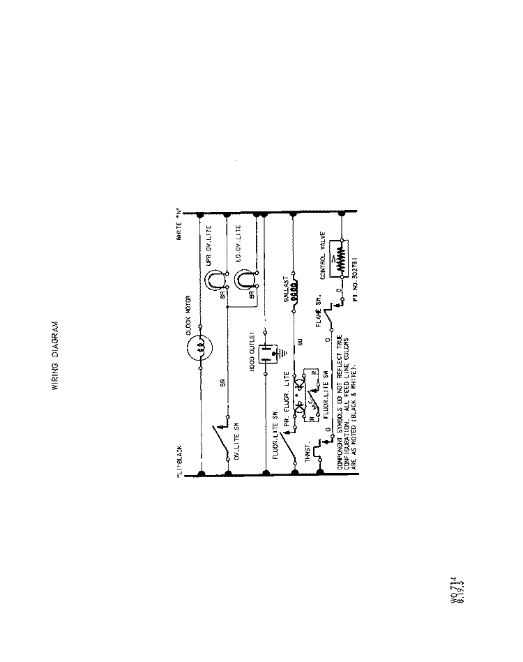 SECTION Diagram and Parts List for 1833W0A  Whirlpool Range