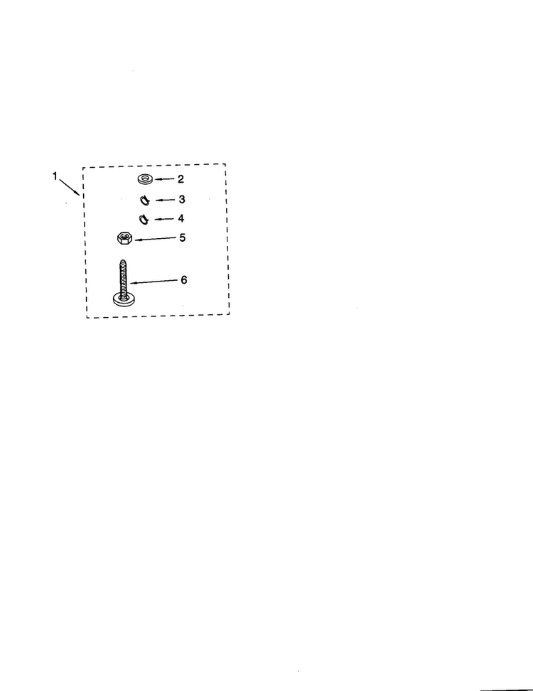 Miscellaneous Diagram and Parts List for 2DLSQ7533JQ0  Whirlpool Washer