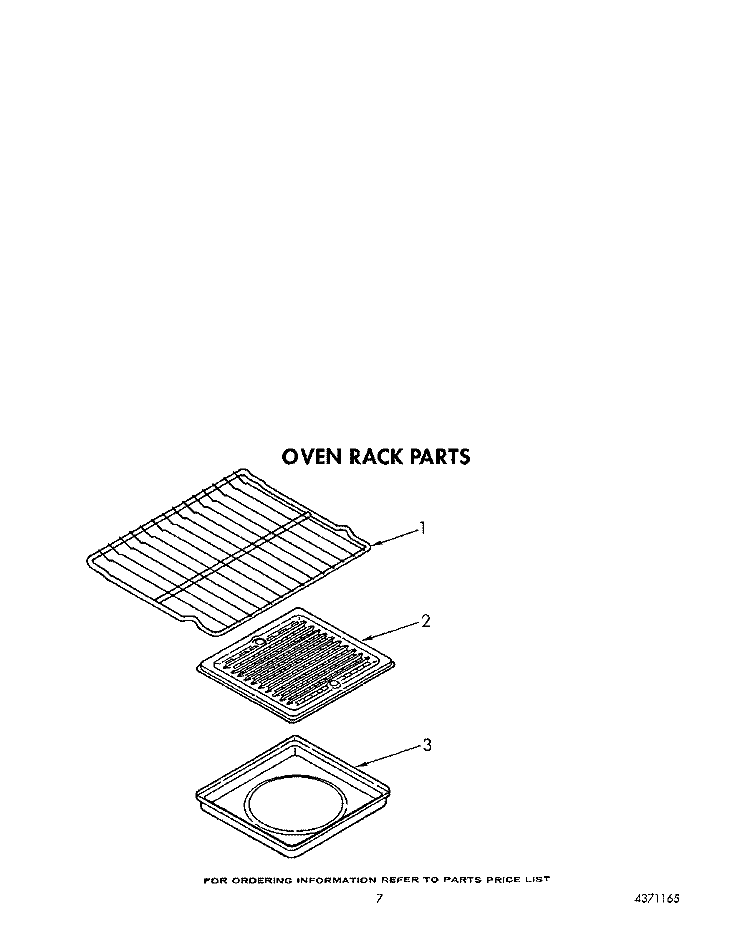 OVEN RACK, LIT/OPTIONAL Diagram and Parts List for SF385PEWN4  Whirlpool Range