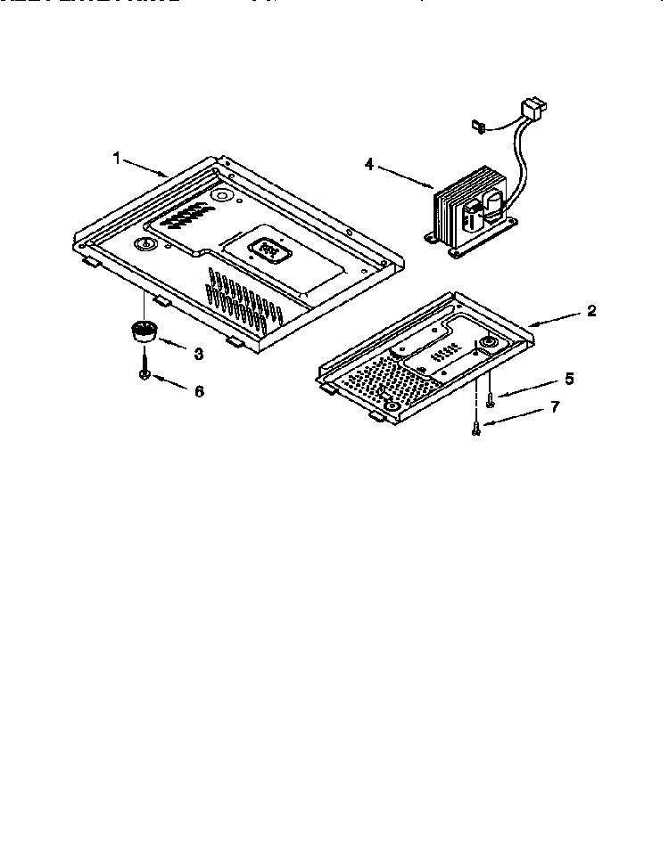 Base Plate Diagram and Parts List for MT1135SGZ0  Whirlpool Microwave
