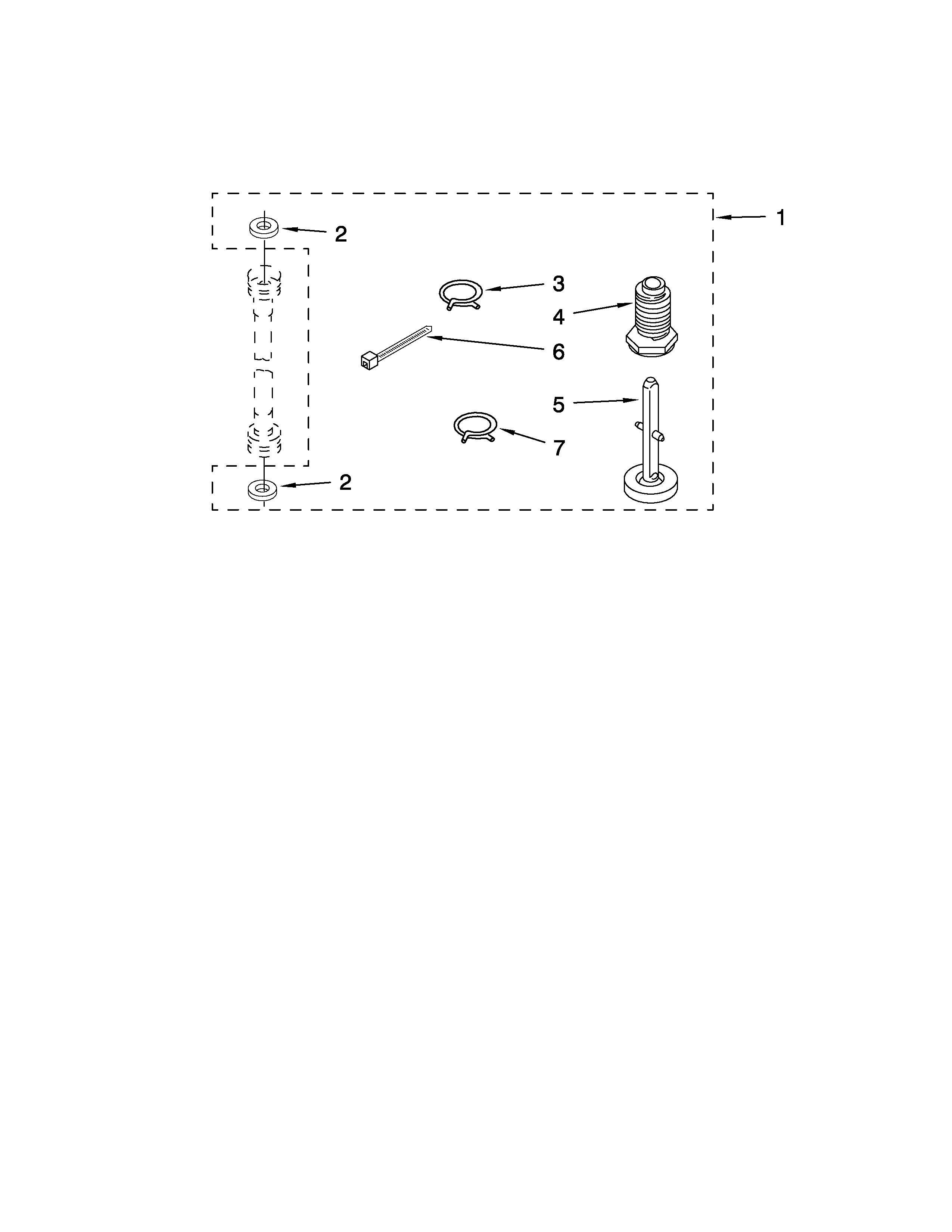 Miscellaneous Parts Diagram and Parts List for 11080754006  Kenmore Washer Dryer Combo