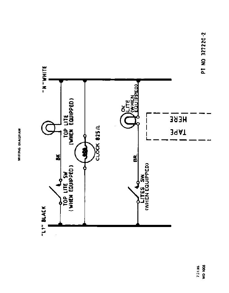 Wiring Diagram Diagram and Parts List for F6507*0  Roper Range