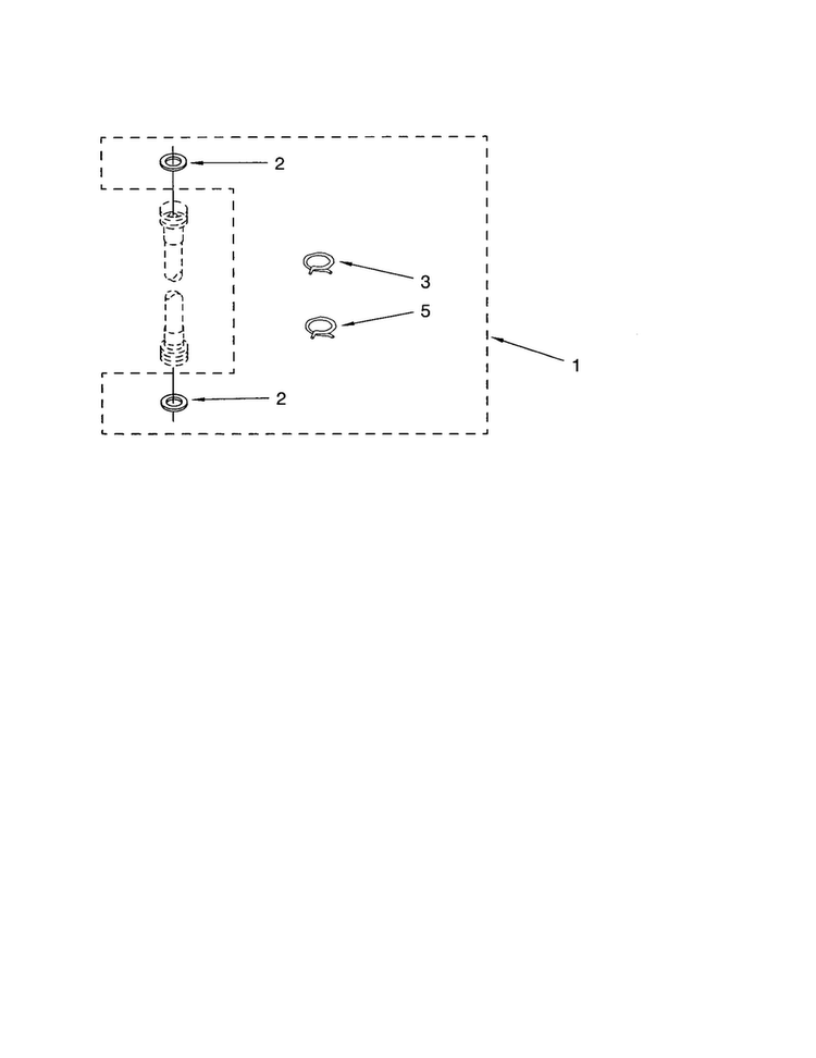 Miscellaneous Diagram and Parts List for 110C92962200  Kenmore Washer Dryer Combo