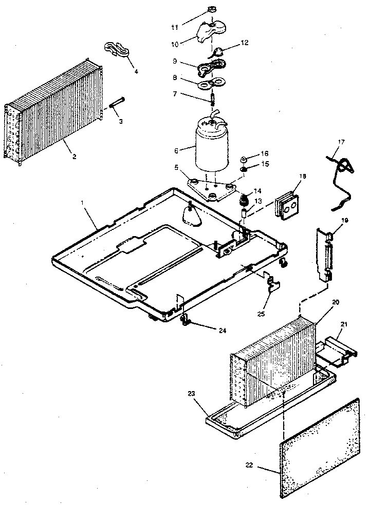 Refrigerant Assembly Diagram and Parts List for 4848700730  Kenmore Air Conditioner