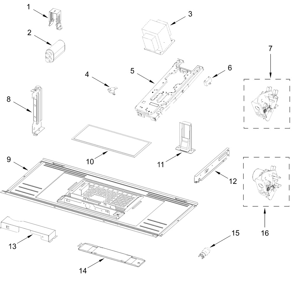 Interior And Ventilation Parts Diagram and Parts List for MMV1175JW02 MMV1175JB02-MMV1175JZ02 Whirlpool Microwave