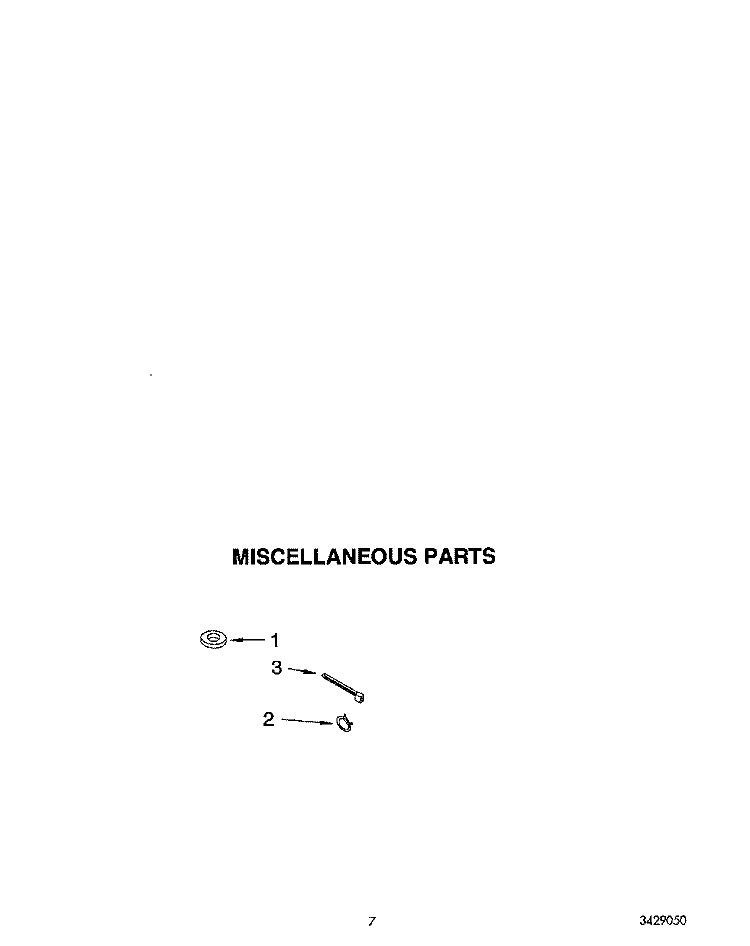 MISCELLANEOUS Diagram and Parts List for TAWM400AW0  Estate Washer