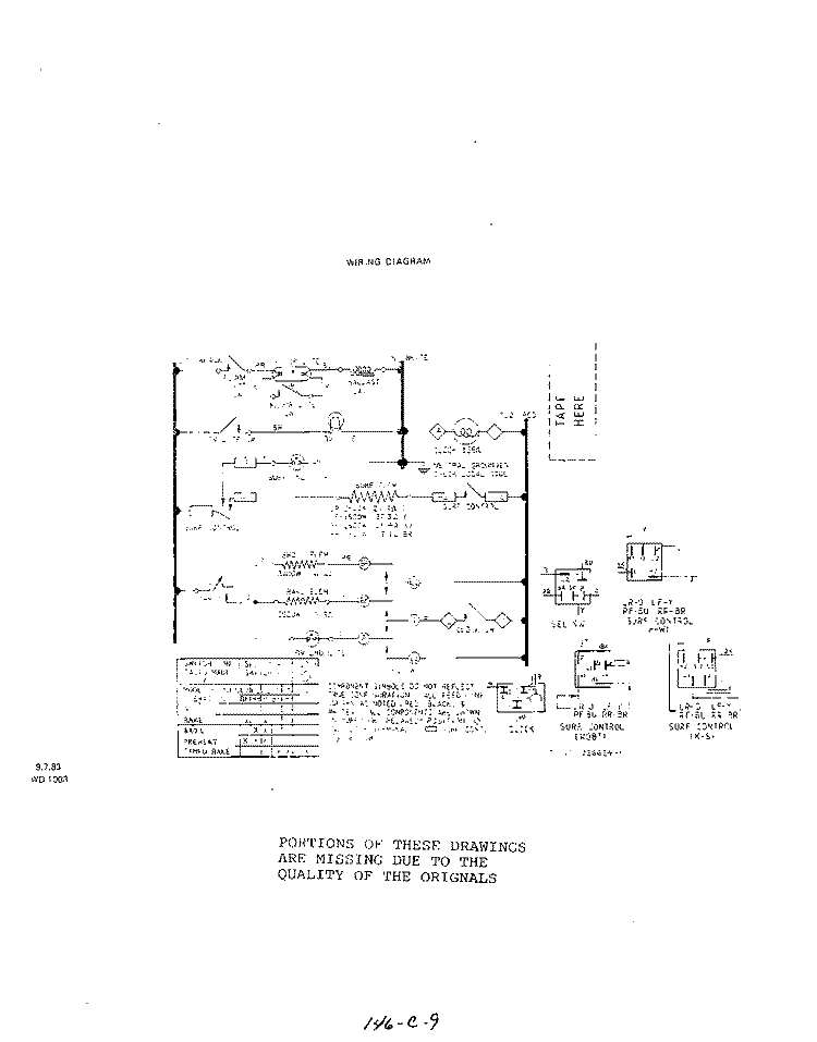 SECTION Diagram and Parts List for 2324W0A  Roper Range