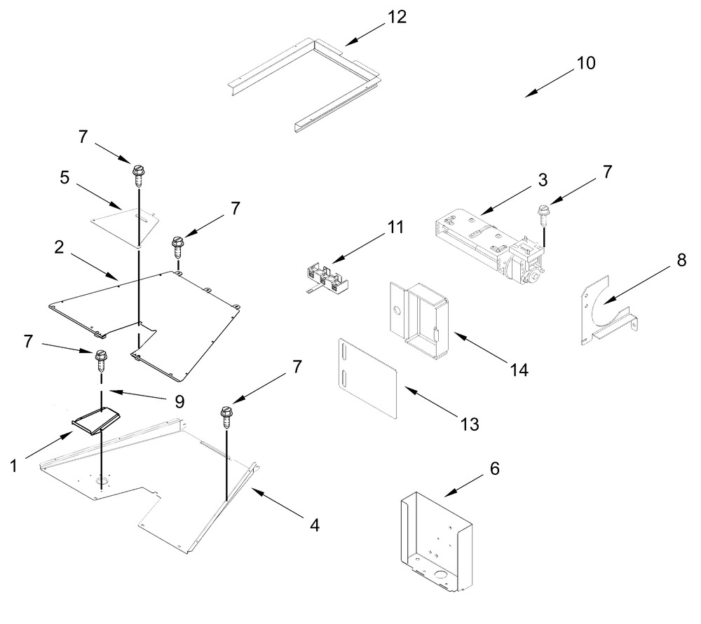 Venting Parts Diagram and Parts List for JPIGC748RL00  Whirlpool Range