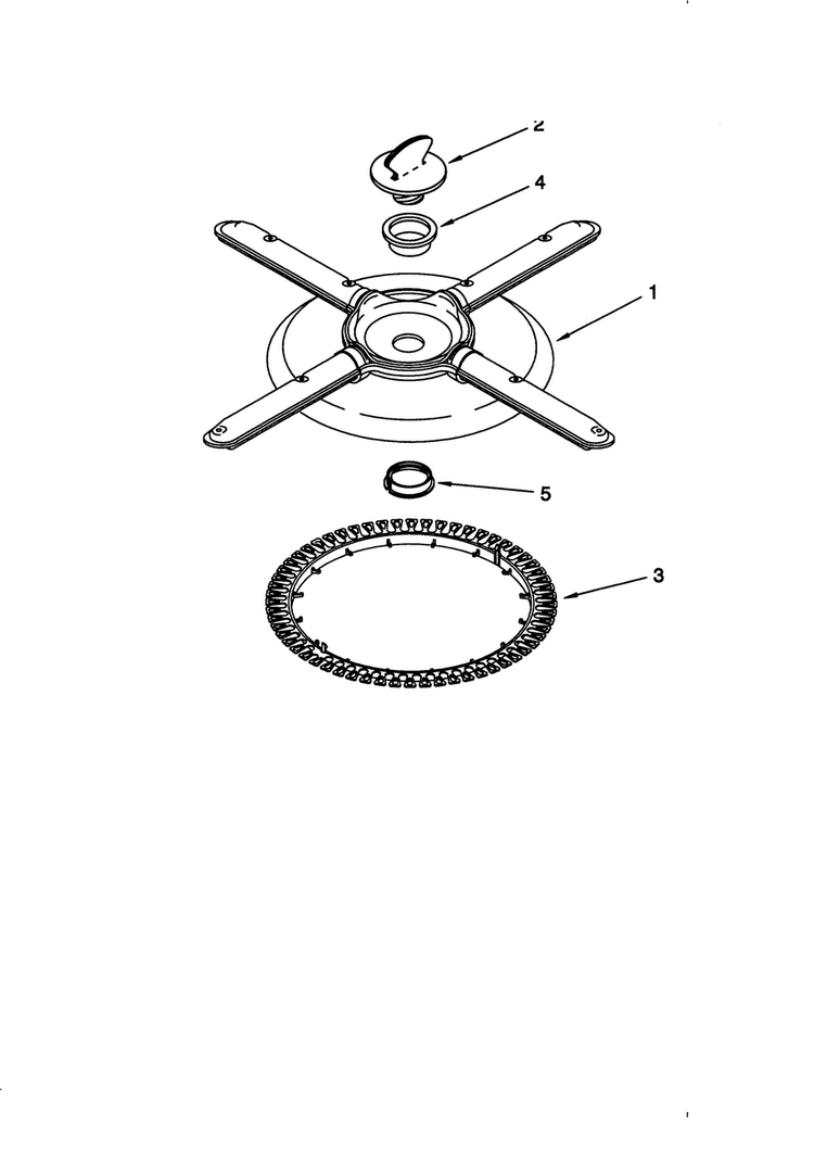 Lower Washarm And Strainer Diagram and Parts List for KUDC24SESS24  KitchenAid Dishwasher