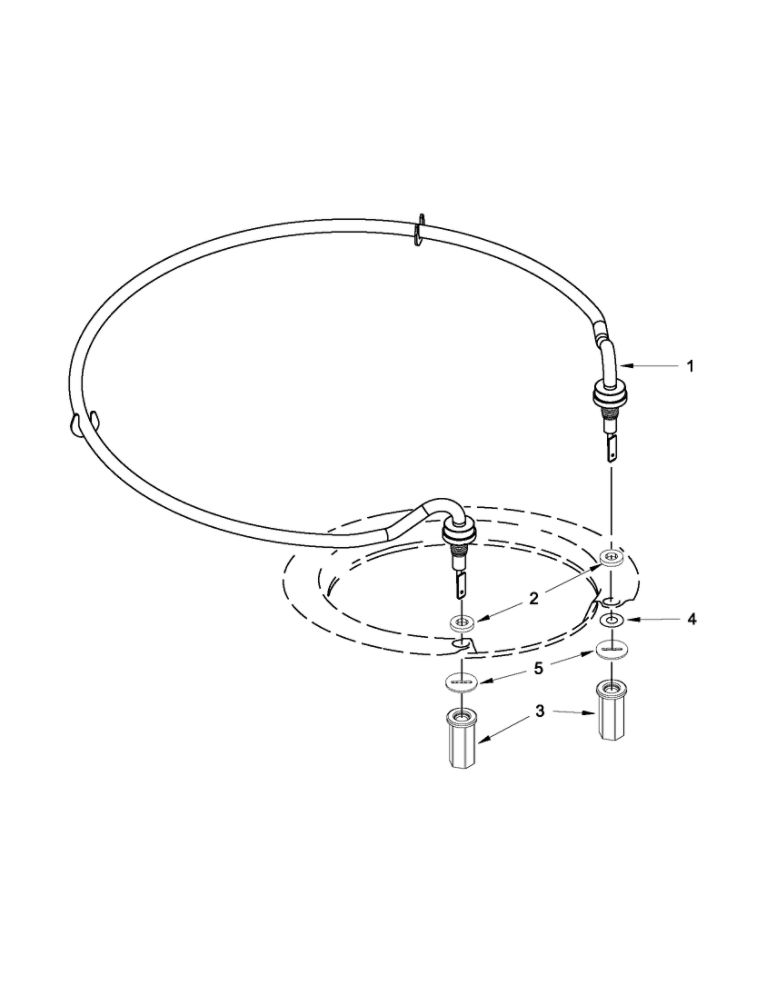 Heater Parts Diagram and Parts List for 66512782K310  Kenmore Dishwasher