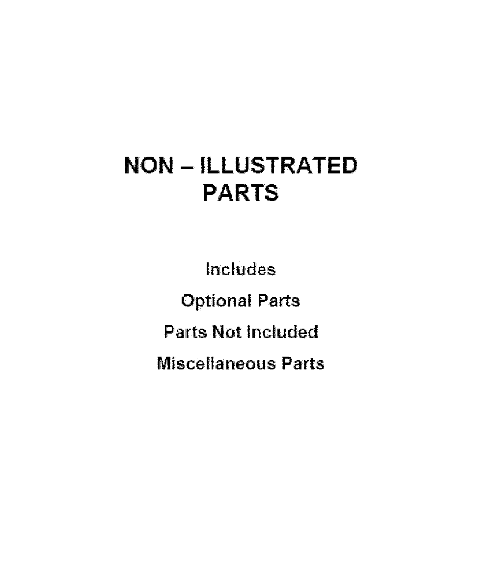 Optional parts (not included) Diagram and Parts List for YWED7120HC0  Whirlpool Dryer