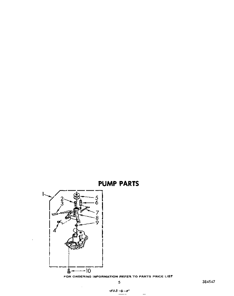PUMP Diagram and Parts List for LA5000XMW0  Whirlpool Washer