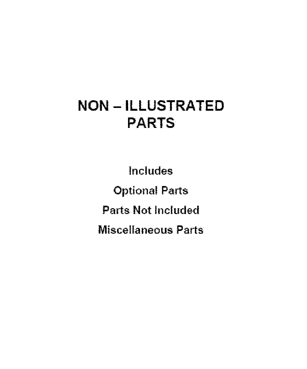 Optional parts (not included) Diagram and Parts List for 8TWTW4955JW0  Whirlpool Washer