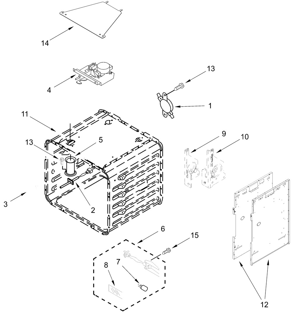 Oven Parts (30 In) Diagram and Parts List for JPIGC748RL00  Whirlpool Range