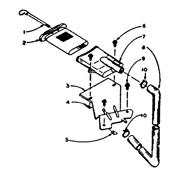 Filter Assembly Diagram and Parts List for 1106115720  Kenmore Washer