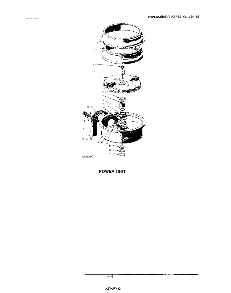 POWER Diagram and Parts List for KWD200  KitchenAid Food Waste Disposer
