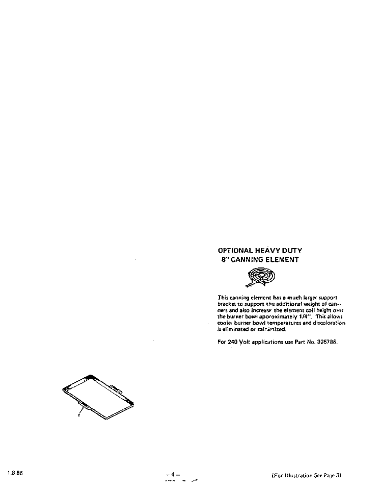 BODY Diagram and Parts List for 2326W0A  Roper Range
