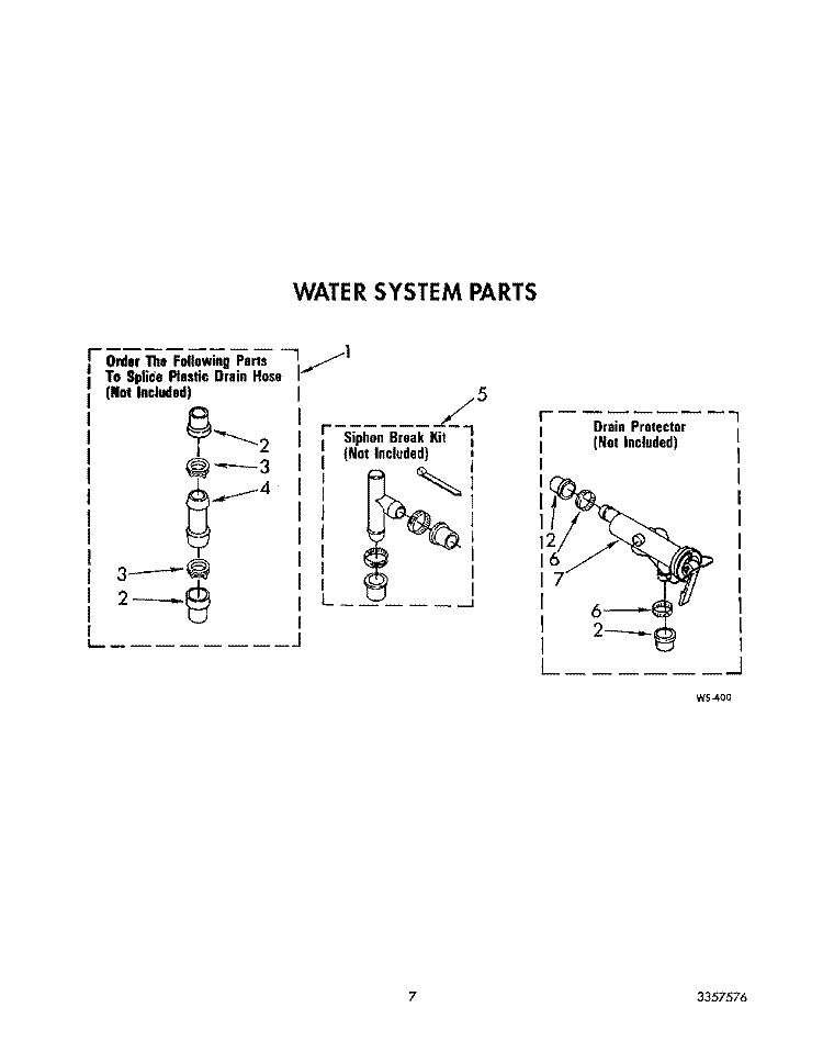 WATER SYSTEM Diagram and Parts List for 4LA9300XYW0  Whirlpool Washer