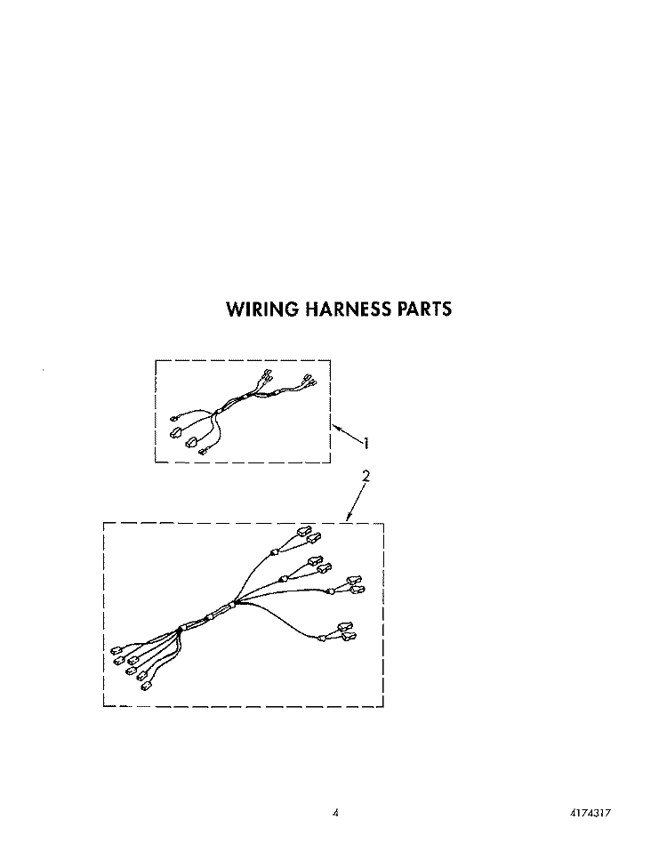 WIRING HARNESS Diagram and Parts List for KGCT365ABL0  KitchenAid Cooktop