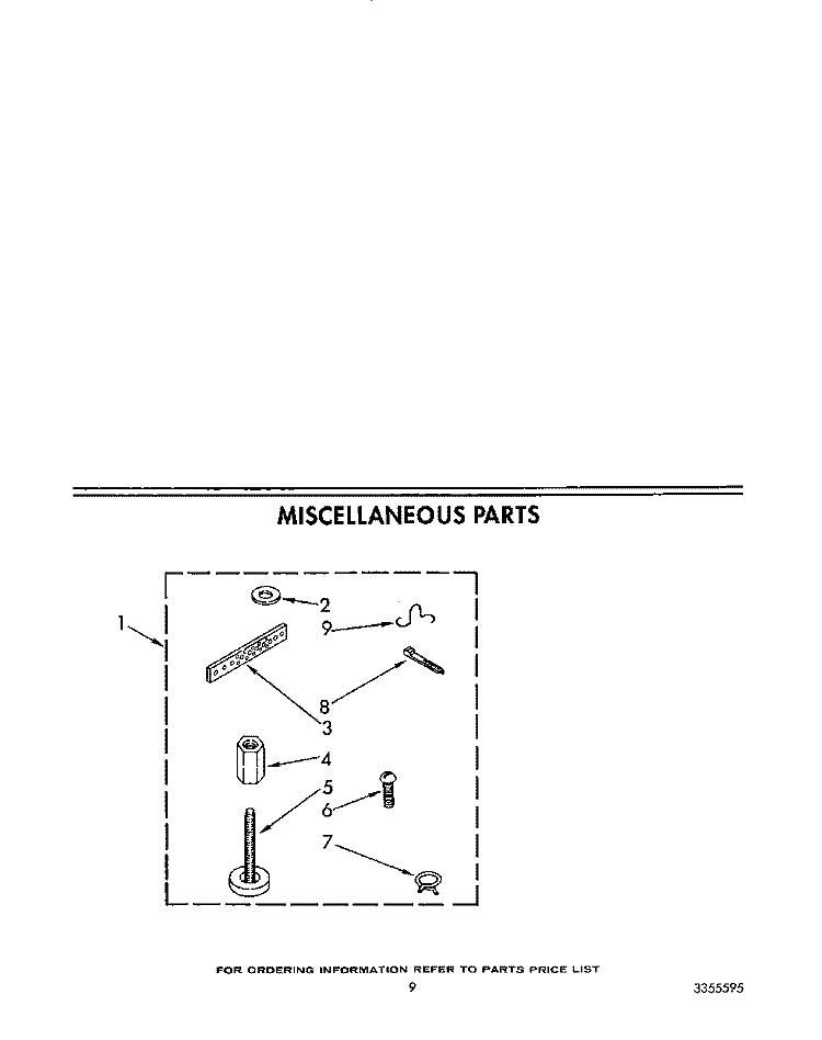 MISCELLANEOUS Diagram and Parts List for KAWE560WAL2  KitchenAid Washer