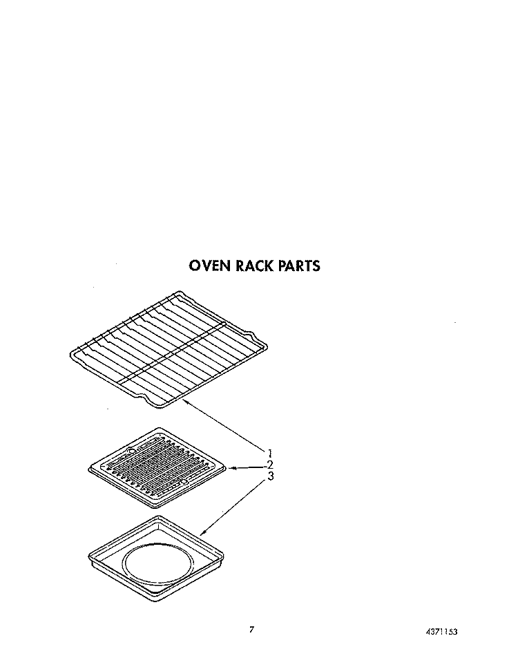 OVEN RACK, LIT/OPTIONAL Diagram and Parts List for SF386PEWW3  Whirlpool Range