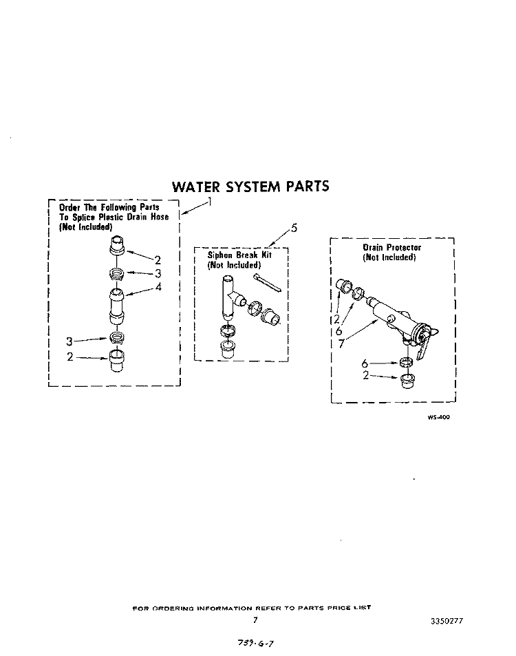 WATER SYSTEM Diagram and Parts List for LA6053XSW1  Whirlpool Washer