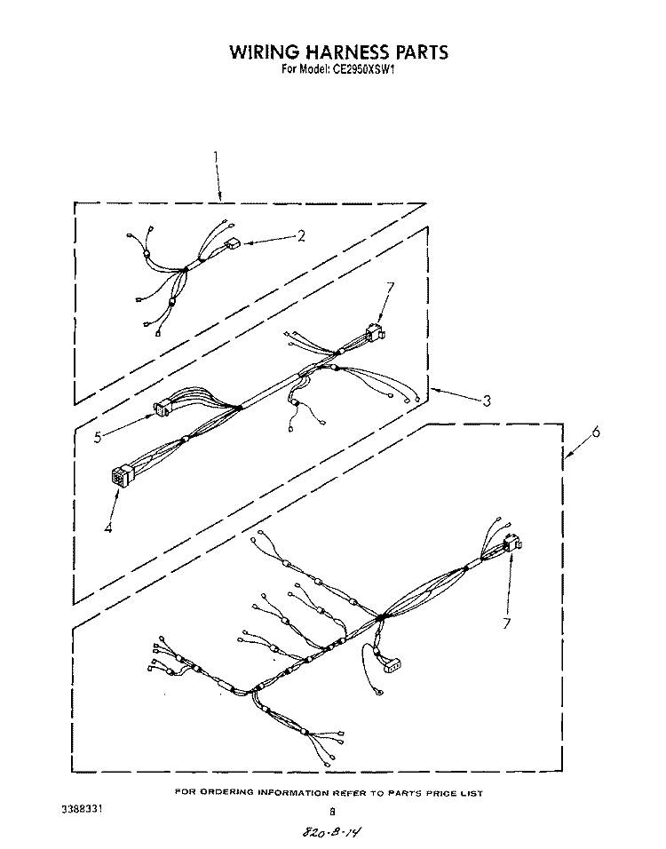 SECTION Diagram and Parts List for CE2950XSW1  Whirlpool Dryer